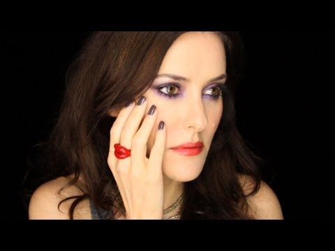 Tutorial trucco occhi fumé viola: glamour da favola