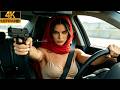 Beautiful female spy single-handedly pursues a gang leader, finds his hideout, and wipes him out!