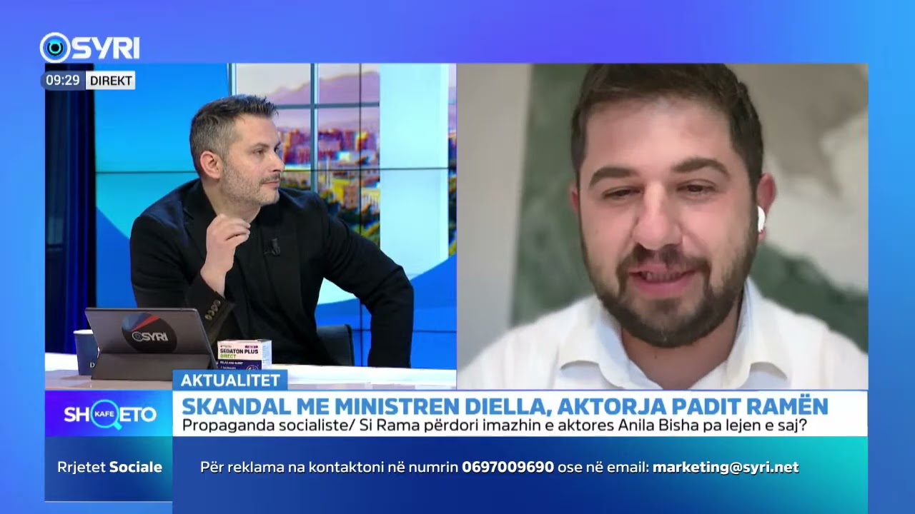 KAFE SHQETO/ Skandal me ministren Diella, aktorja padit Ramën