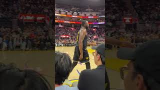 Courtside experience #nba