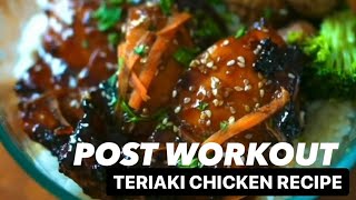 My Amazing Post Workout Meal | Teriaki Chicken & Sushi Rice Recipe