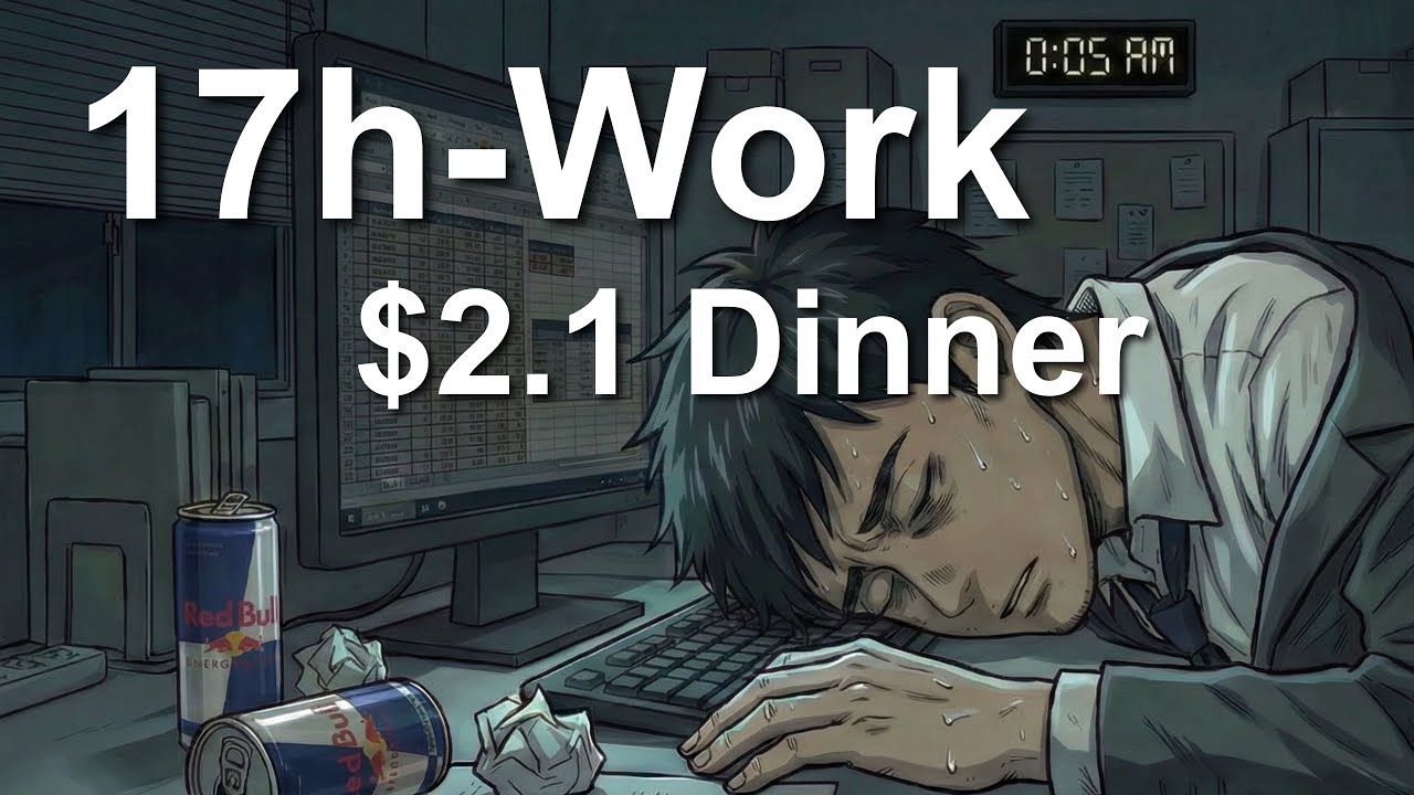 17 Hours Working. Eating Discounted Food at 2:00 AM in Japan.