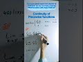 Continuity of piecewise function #shorts #maths #tricks #youtubeshorts #bs #bsc #ms #msc #PhD #mathe