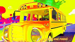 🎵🚌 CocoMelon Wheels On The Bus Several Versions | 58 Seconds Remix with Fun Sound Variations 🎶👶
