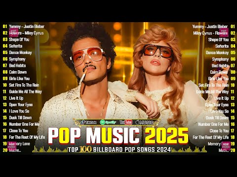 Lady Gaga, Bruno Mars, The Weeknd, Maroon 5, Adele, Dua Lipa, Rihanna - Billboard Top 50 This Week