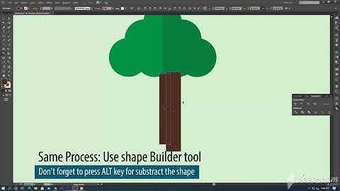 illustrator tutorial - flat icon logo design / How to make flat icon and shadow for beginners