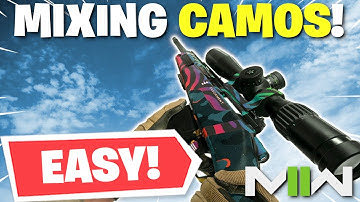 Modern Warfare 2 - How To MIX Camos In MW2! Mixing Camouflages With Blueprints!