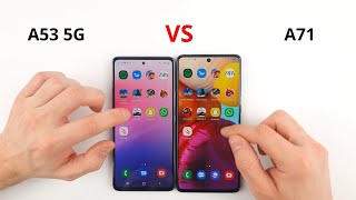 Samsung A53 vs A71 SPEED TEST