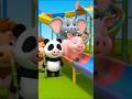 Long Slide Game with Funny 3D Animals – Cow, Pig, Lion & More for Kids!”