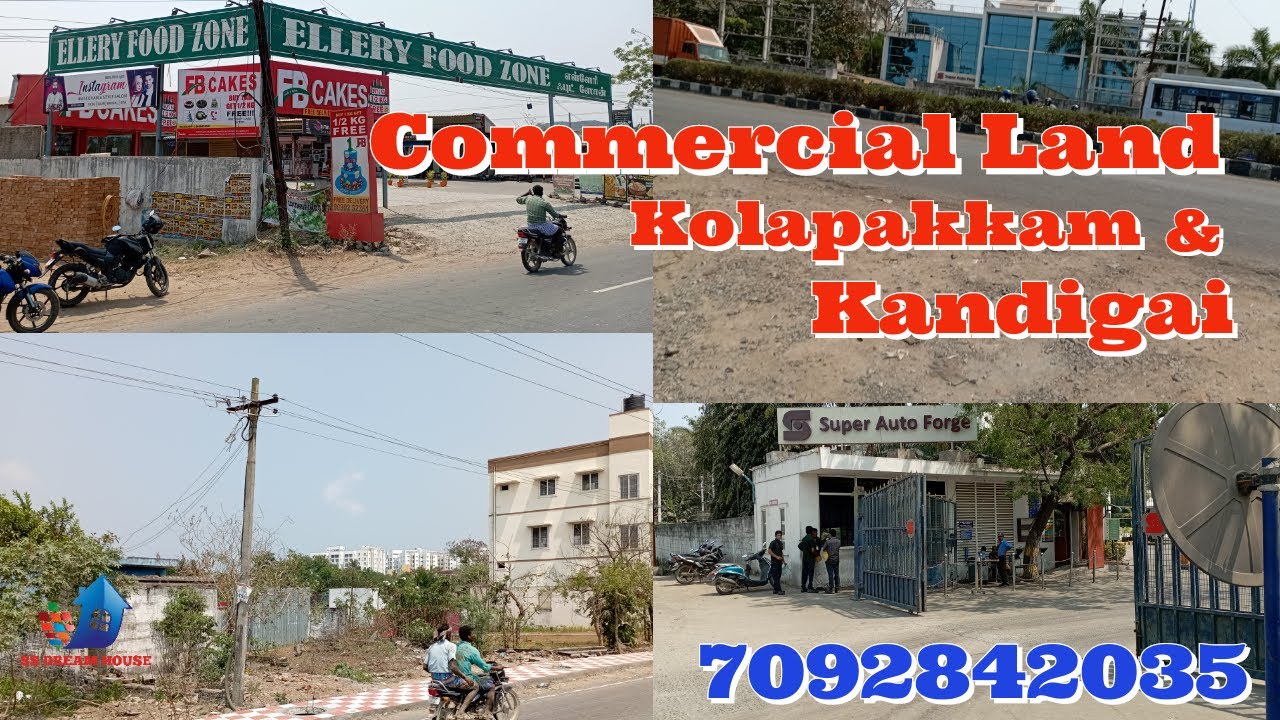 Commercial Land for Sale Kandigai Kolapakkam Near Vandalur Chennai Commercial Plot