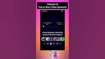 Text and URL to AI Video Generator Tool #videotokai #videotok #ai #aitools #aitool #tech #technology