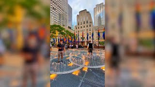 New York City - Rockefeller Center Water Pavilion ⛲️