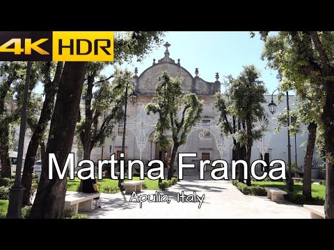 Martina Franca, Apulia, Italy. In 4K HDR