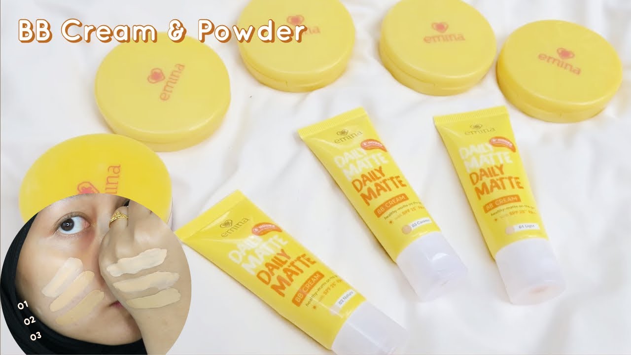 Kulit Medium! Emina BB Cream, Compact & Loose Powder Review Terbaru