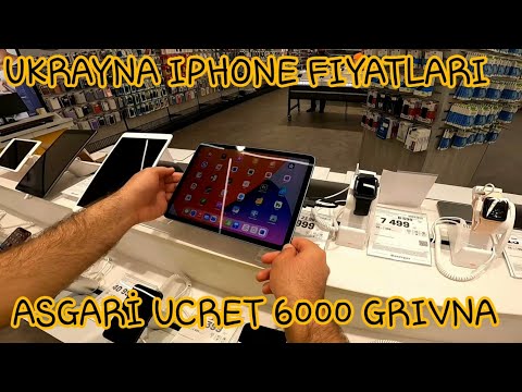 Asgari Ücret 6000 Grivna Çılgın, Iphone ve Market Fiyatları Ukrayna/Lviv [4]