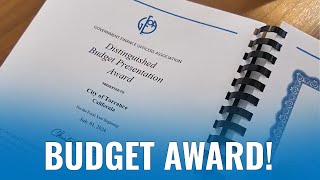 City Of Torrance Wins Distinguished Budget Presentation Award