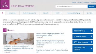 Demo website SRA.nl en Wolters Kluwer Fiscaal Antwoord screenshot 4