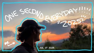 one second everyday 2025!!!!!!!