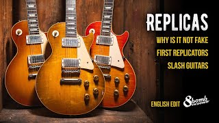 REPLICAS. Why is it not fake. The first replicators. Slashs guitars.