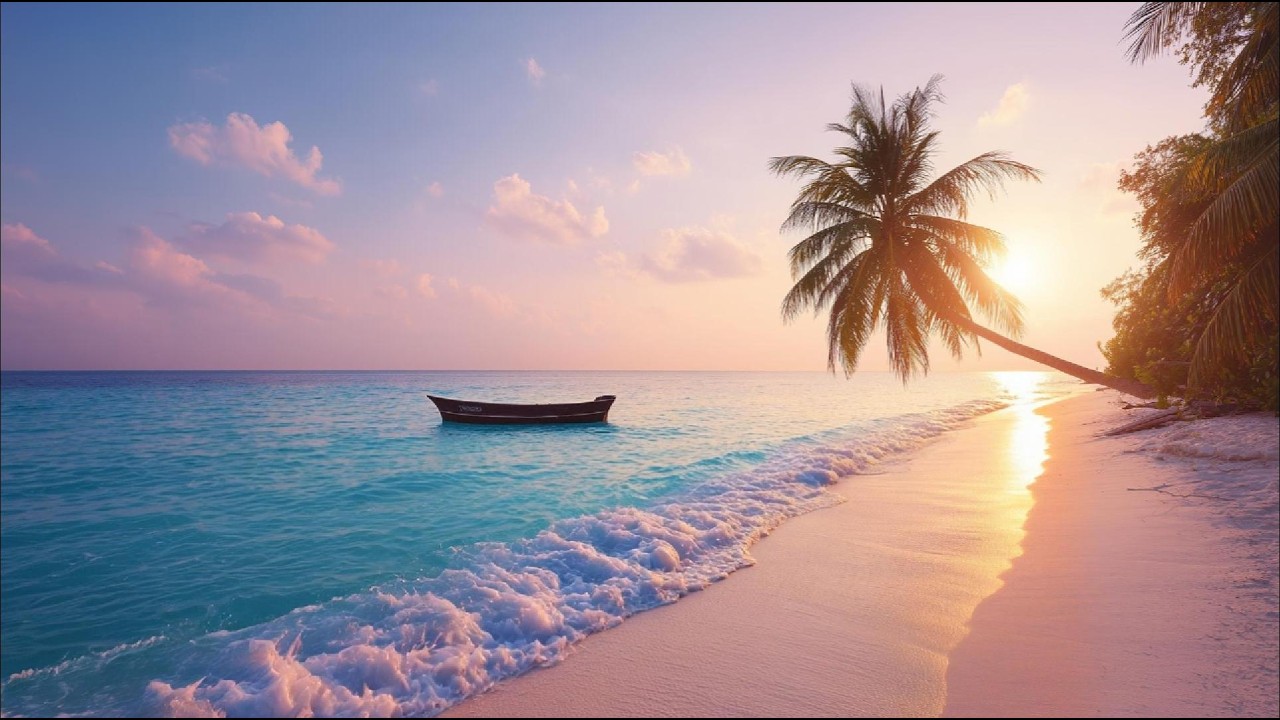 Peaceful Beach Sunset Bossa Nova 🌅🌴 | Relaxing Jazz to Unwind & Focus