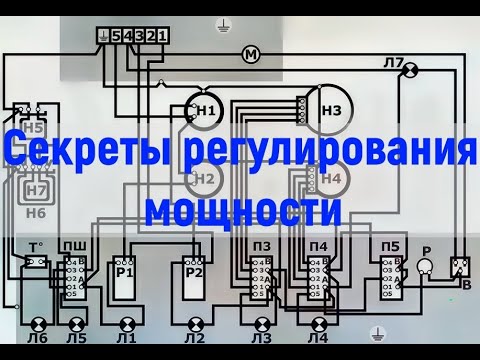 Как осуществляется ступенчатое регулирование мощности в электроплитах