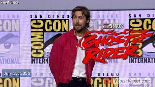 GHOST RIDER Ryan Gosling announcement at San Diego Comic-Con Hall H - July 25, 2026 4K