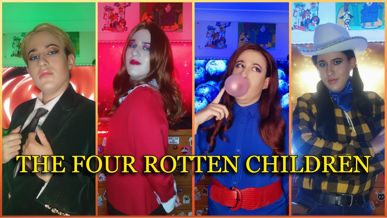 Willy Wonka Cosplays - The Four Rotten Children - YouTube