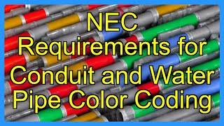 Celebrity NEC Requirements for Conduit and Water Pipe Color Coding Wealth