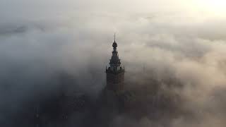 Fly Over Misty Nijmegen - The Netherlands Dji Mini 2 Cinematic 4K
