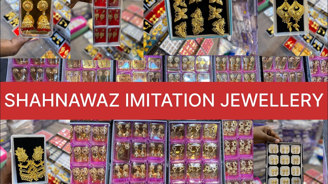 Cheapest Gold plated imitation jewellery wholesale in Kolkata bada bazar