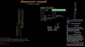 Dungeon Crawl Stone Soup 0.19-a - Octopode Summoner of Sif Muna - Part 2