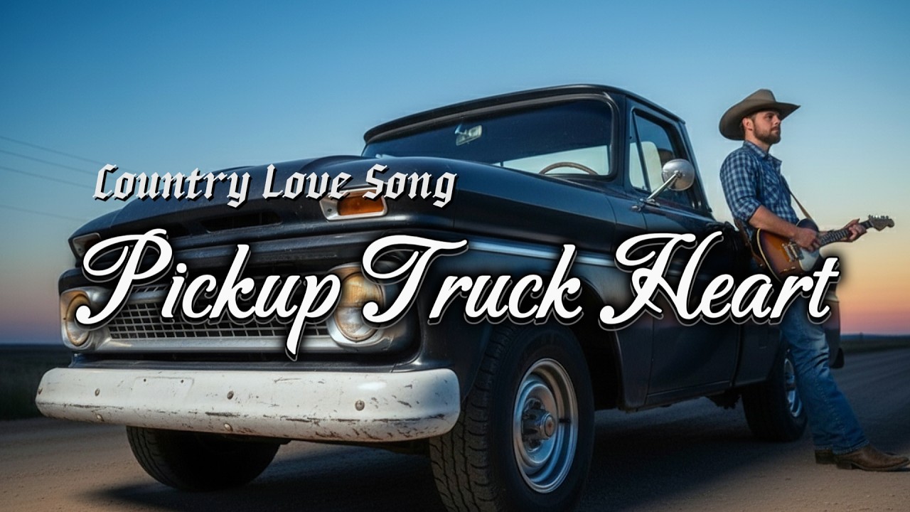 PICKUP TRUCK HEART (male vocal) | country love song | MaxWinston | official lyric video