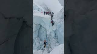 Khumbu Icefall  Everest Expedition  Nepal  Everest