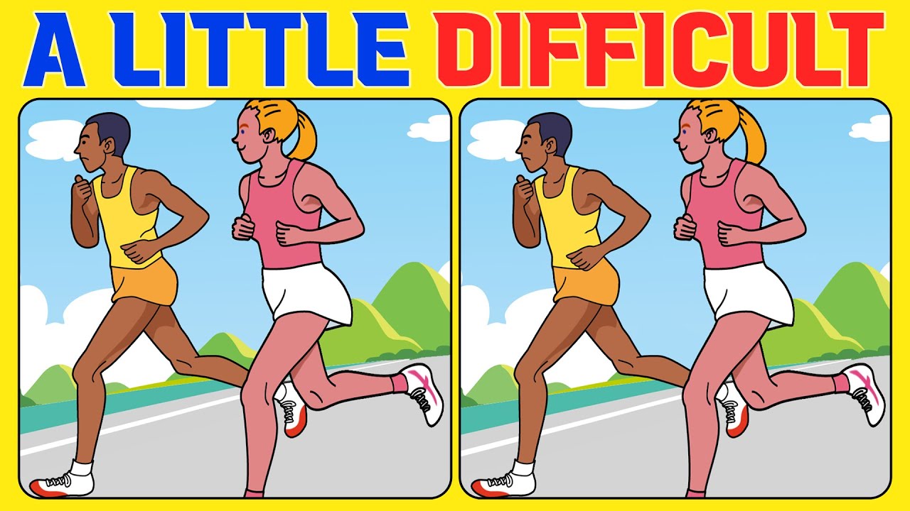 🧠🧩Spot the Difference : Brain Teasers 《A Little Difficult》 - YouTube