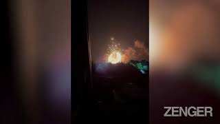 Huge Explosion And Shockwave As Ukrainian Forces Blow Up Russian Weapons And Ammo Warehouse