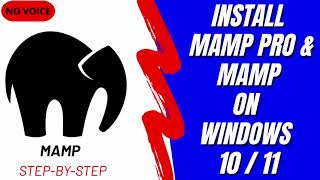 Install MAMP & MAMP PRO on Windows 10/11 | Step-by-Step Tutorial (No Voice)