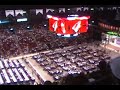 Montreal crowd boos the words "Maple Leafs"