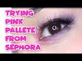 SOFT PINK EYESHADOW LOOK BY Sephora Pallete