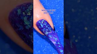 Glowing Indigo Ink Nails Made Me Ink Reflective Jelly Flakie Application Holo Taco