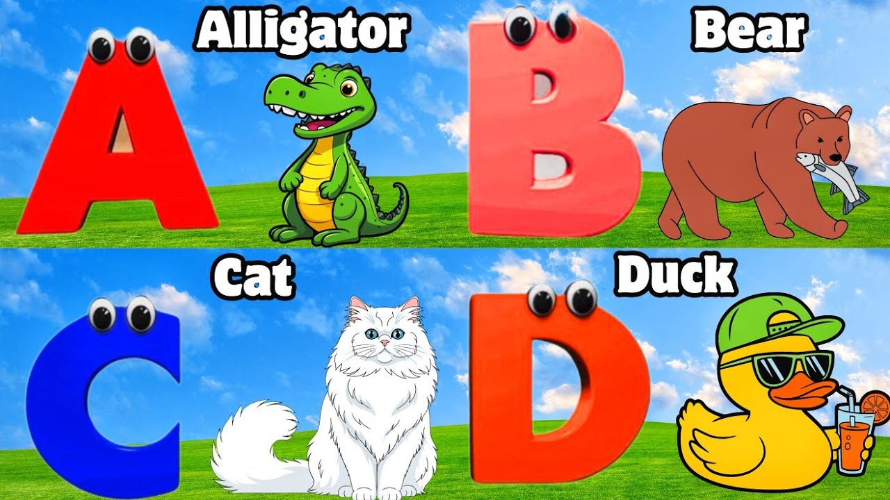 Alphabet Animals Song | Learn the ABC Alphabet Animals Song for Kids | ABC Alphabet Phonics Song 