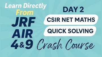 CSIR-NET Dec 2025 Crash Course Day 2 | Part-C Masterclass Using June PYQs | Score-Boosting Techniq 🔥
