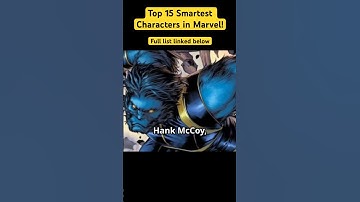 Top 15 Smartest Characters in Marvel #marvel #mcu #xmen #ironman #tonystark