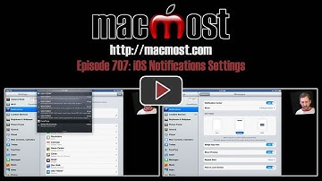 iOS Notifications Settings (MacMost Now 707)