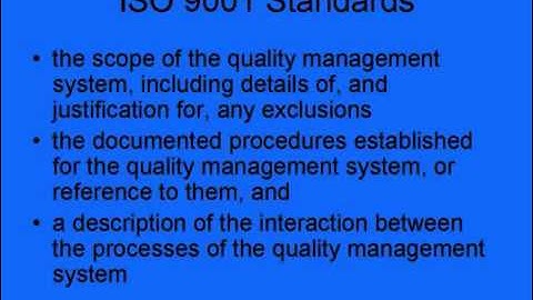 ISO 9001 Standards   Document Control