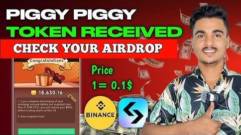 Piggy Piggy Airdrop Withdrawal Update | Piggy Airdrop Criteria | Piggy Piggy Airdrop Exchange Bind