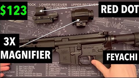 Budget Red Dot & Magnifier Combo by Feyachi