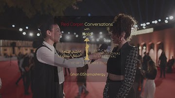 CIFF 44| Day 4| Red Carpet Conversations with Nala | Gihan El Shamashergy