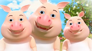 the wolf and three little pigs children stories nursery rhymes songs by little treehouse