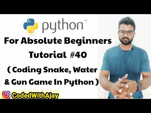 Exercise 6: Game Development: Snake Water Gun | Python Tutorials For Absolute Beginners In Hindi #40