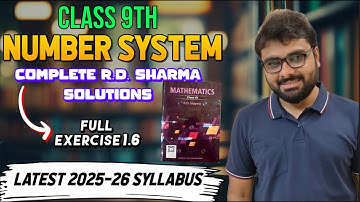 Class 9th Maths  R D Sharma Complete solutions chapter 1(number system) exercise 1.6